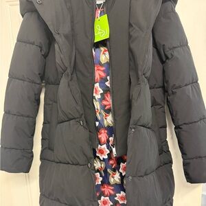 Long black Sam Edelman puffer coat